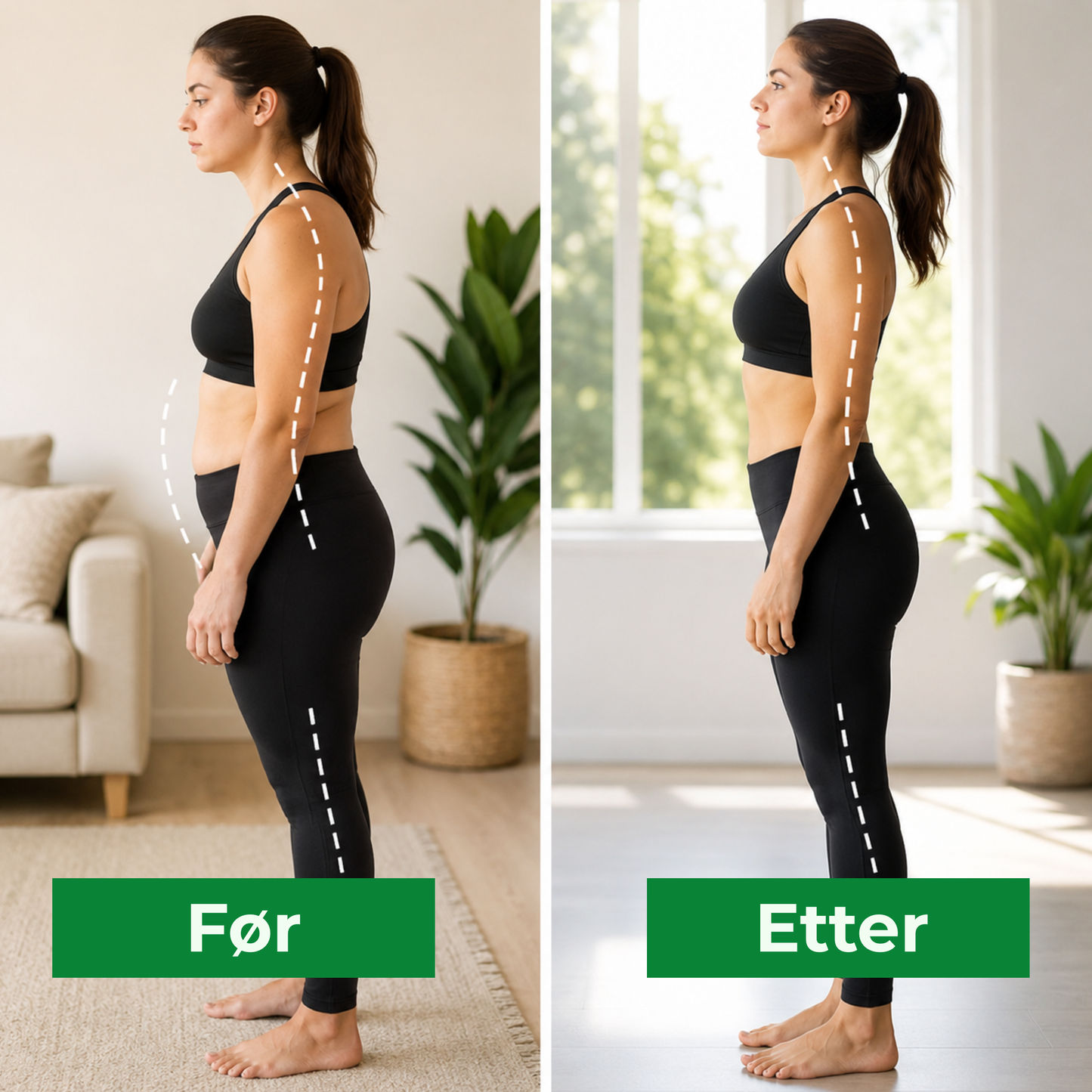 UprightFit™ | Ryggstøtte – bidrar til bedre holdning