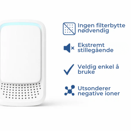 LuftRenser Ionisator | Friskere morgener & et sunnere hjem