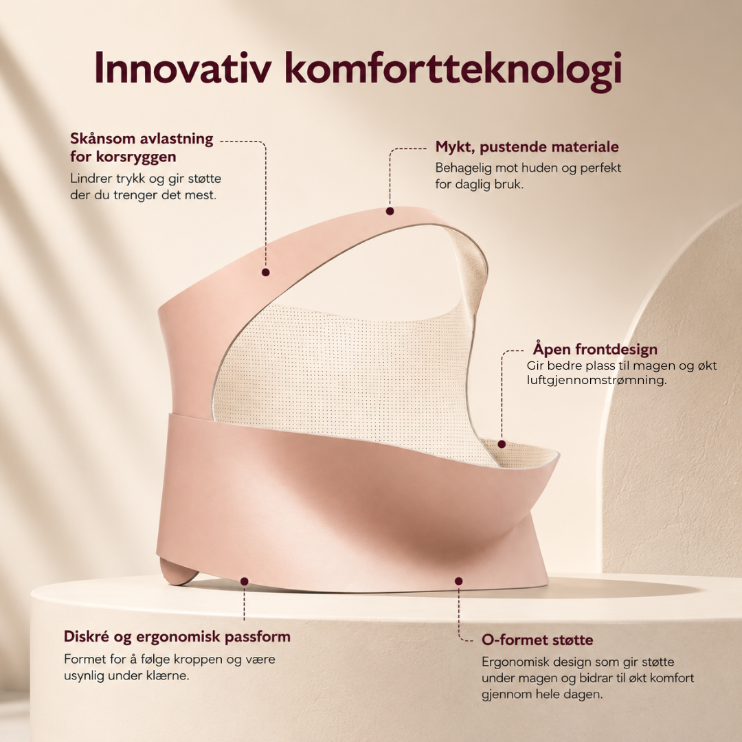 BellyEase™ | Ergonest O-Band graviditetsbelte for magestøtte