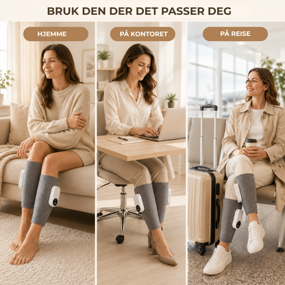 CalfEase™ | 3-i-1 terapeutisk leggmassasjeapparat