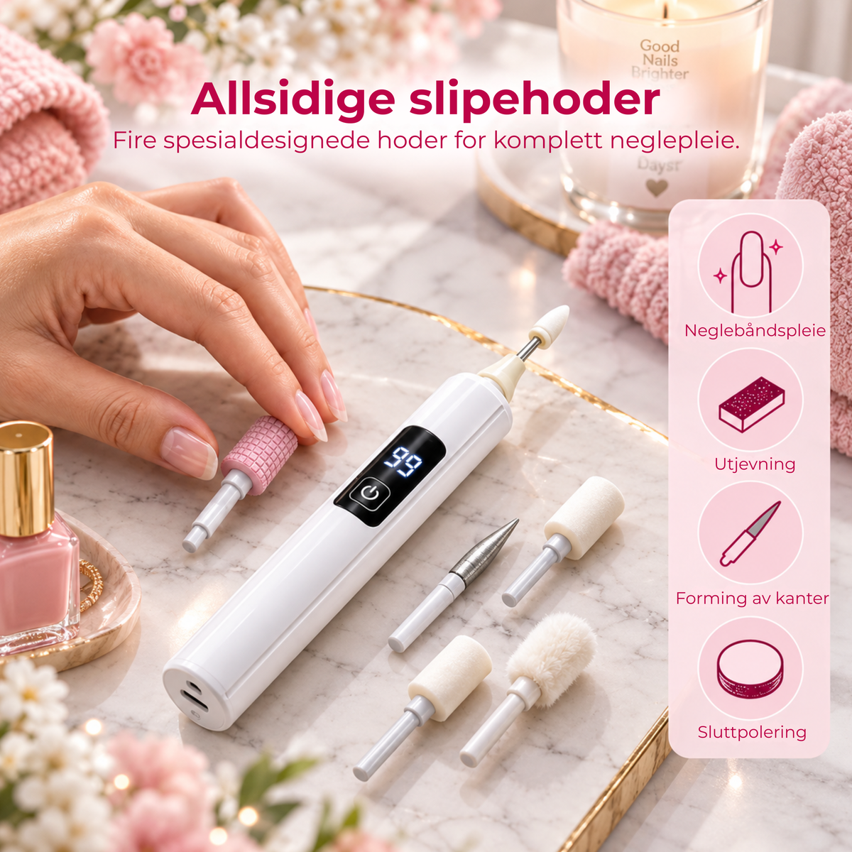 NegleStudio™ | Salongfølelse hjemme – uten tidkrevende håndfiling