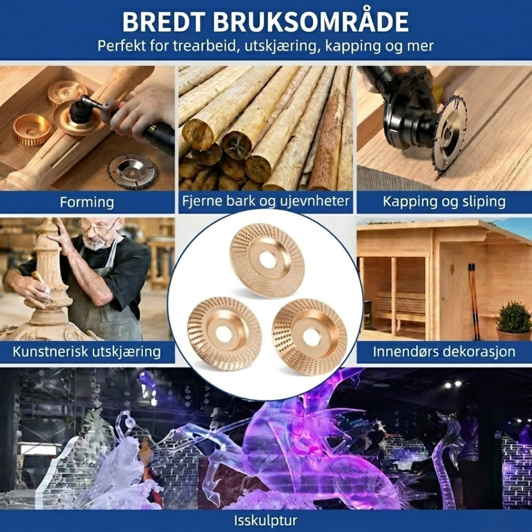 CarveDisc Pro™ | Treskjæringsskiver for vinkelsliper