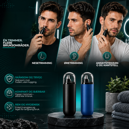 NeseTrimmer™ | Trim dem på sekunder – uten pinsett, lugging eller styr