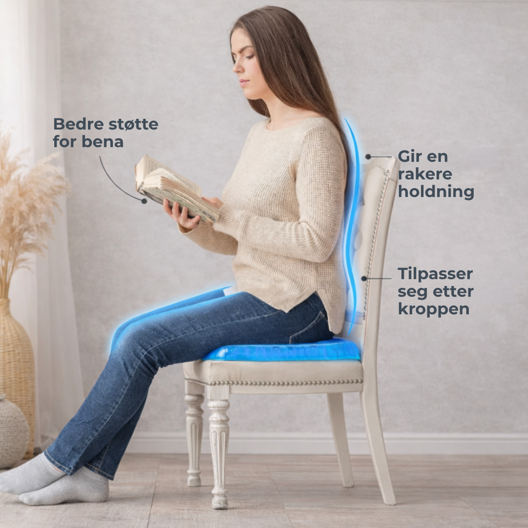 SeatRelief™ | Sitt komfortabelt i timevis uten smerte