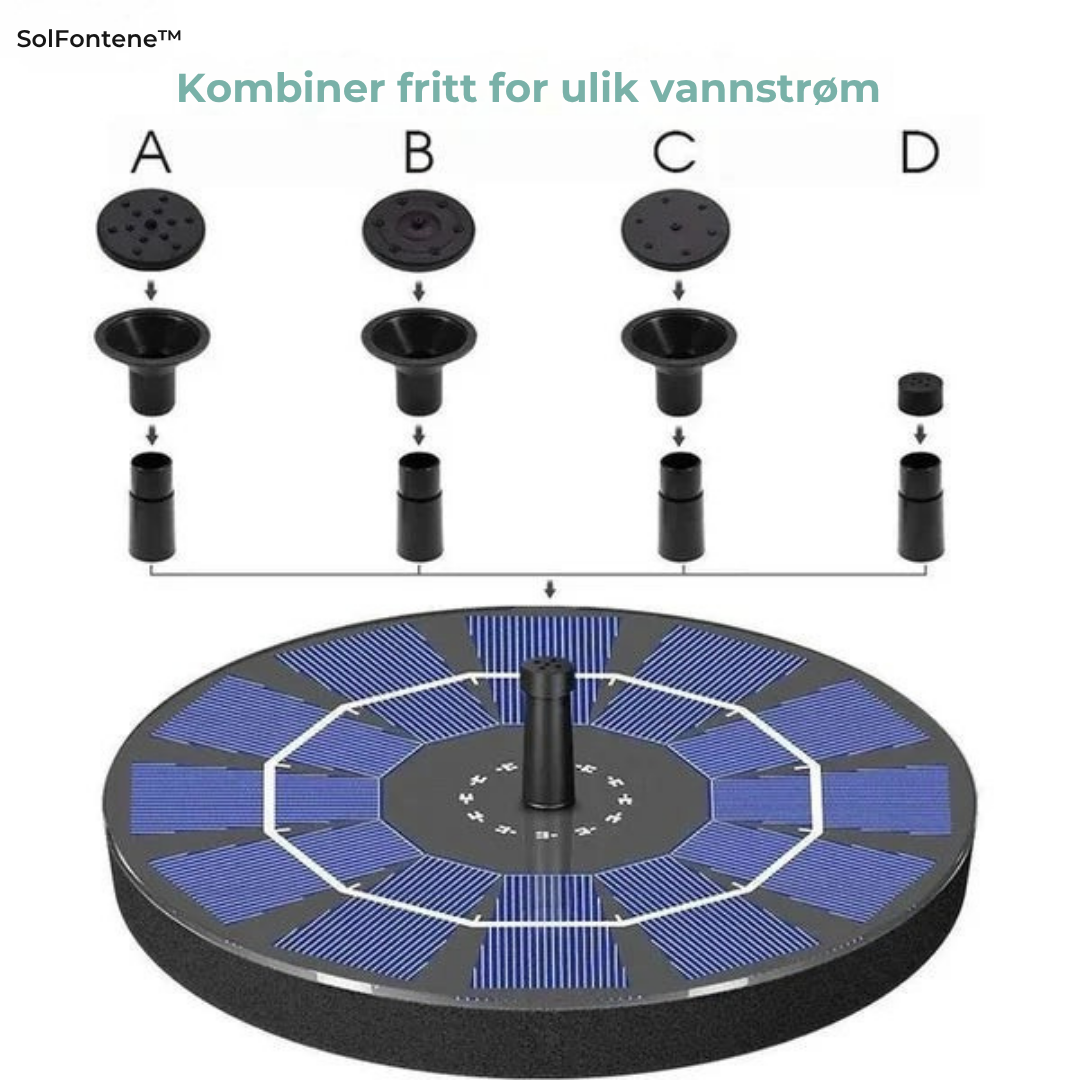 SolFontene™ | Få liv i hagen på sekunder – uten kabler