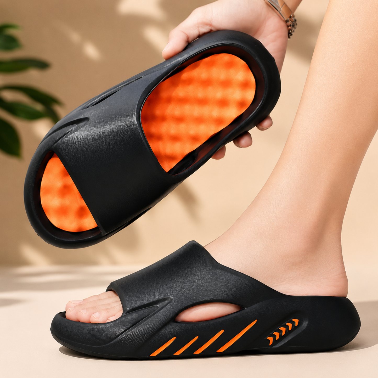 CushWalk™ | Myke slippers med ekstra demping og grep