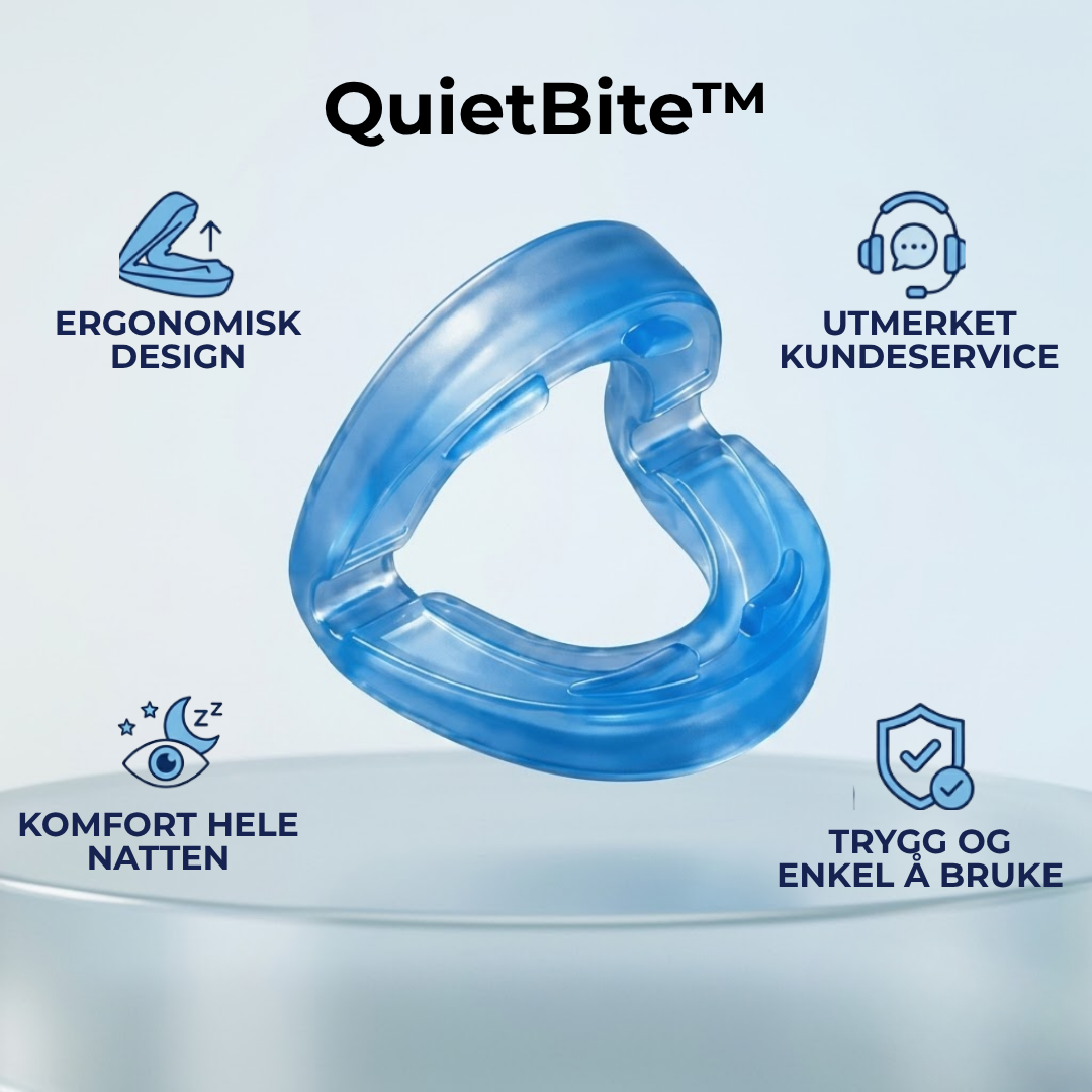 QuietBite™ Antisnorkeskinne | Fungerer fra første natt