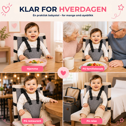 SeatGuard™ | Draagbare veiligheidsgordel voor kinderstoelen