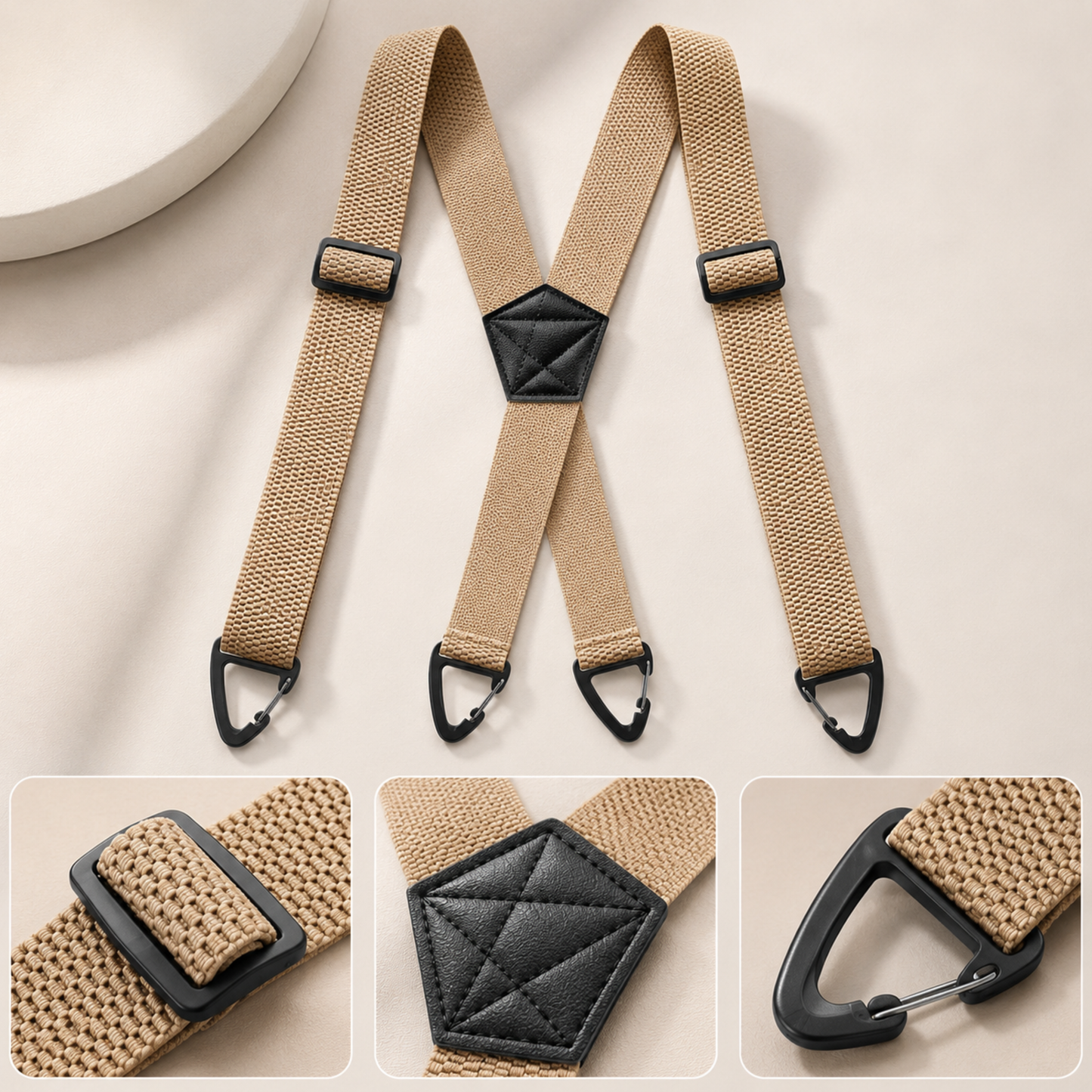 GripSuspenders™ | Brede, justerbare og slitesterke seler med kraftige krokfester – til arbeid og fritid