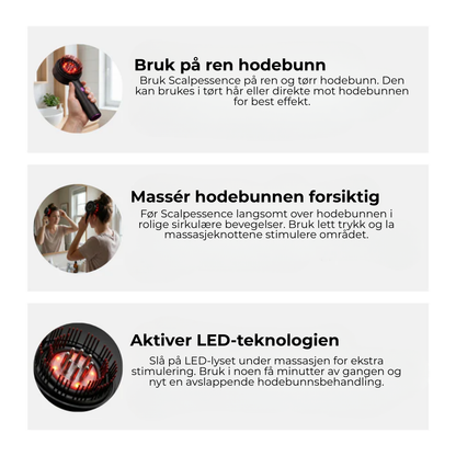 ScalpBoost™| Stimulerende hodebunnsbørste