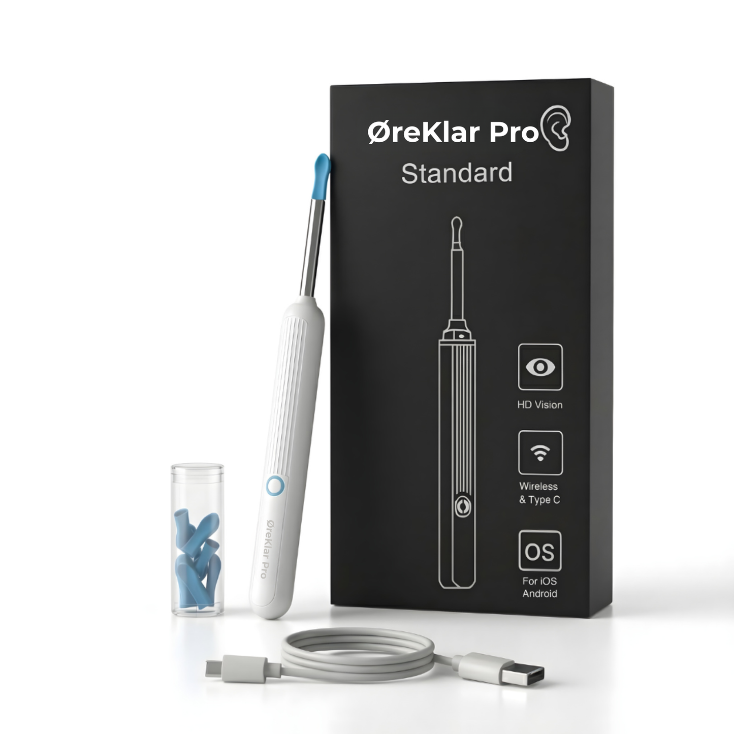ØreKlar Pro | Smart ørerengjøring med avansert teknologi
