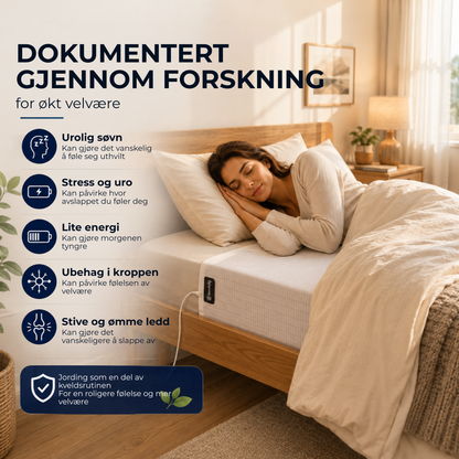 JordingsLaken™ | En enkel måte å prøve jording mens du sover