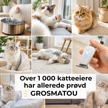 StilleTrimmer™ | Trådløs Pelstrimmer for Hund og Katt