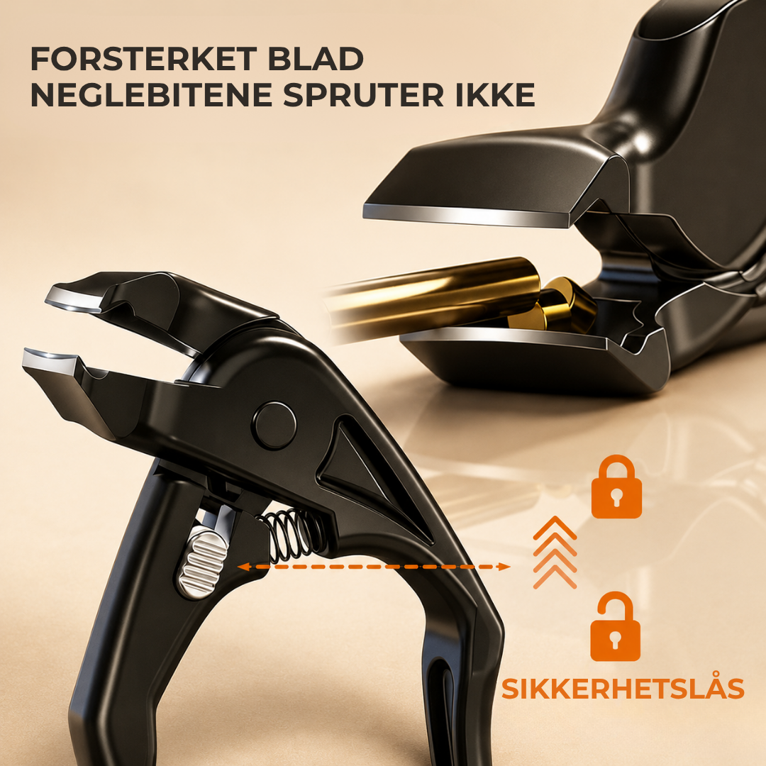 TåTrim™ | Ergonomisk buet negleklipper – for tykke negler, inngrodde negler og enkel klipping