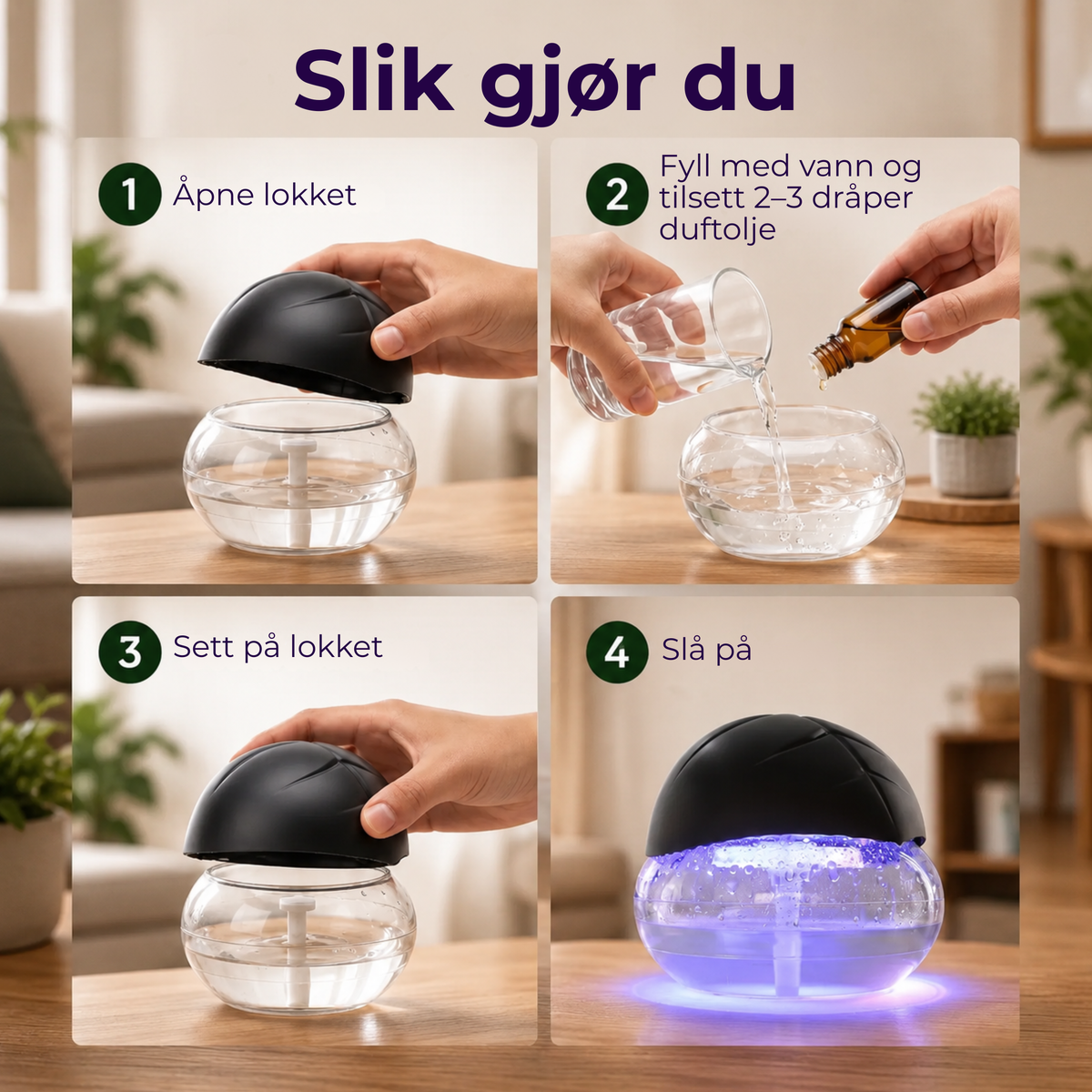 PureBreeze™ | Friskere luft, behagelig duft og stemningslys