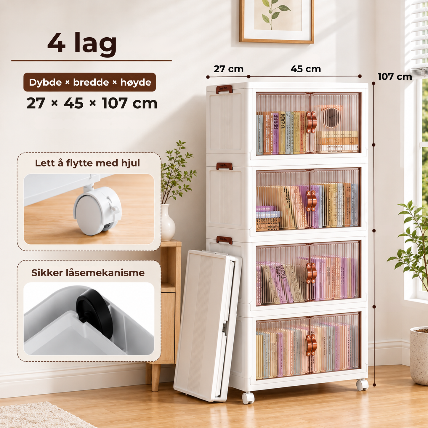 StackEase™ | Stablebar oppbevaring med enkel tilgang