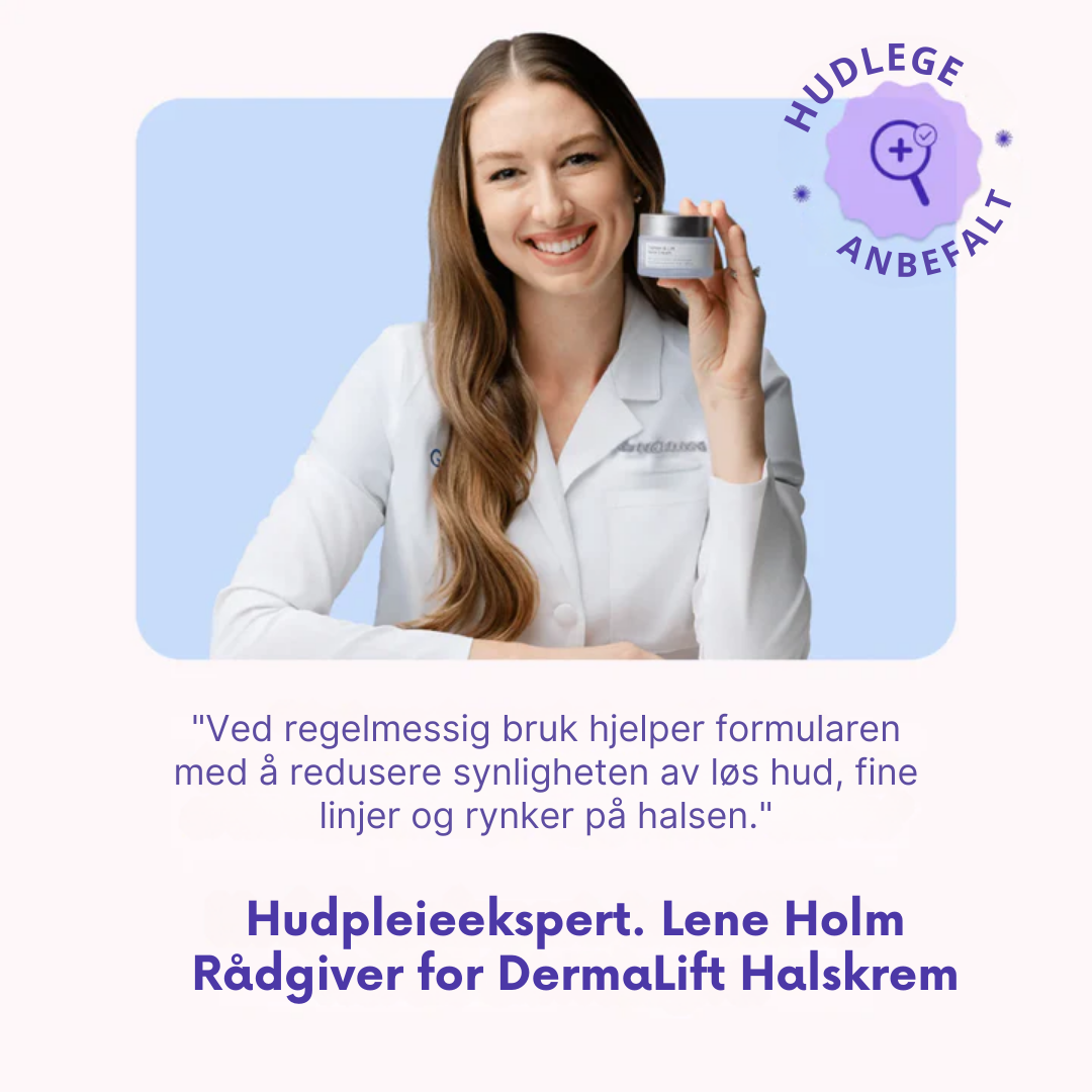 DermaLift Halskrem | Strammere hals og definert kjevelinje på få uker