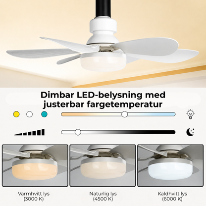 LumiFan™ | Gjør ethvert rom til ditt fredelige fristed.