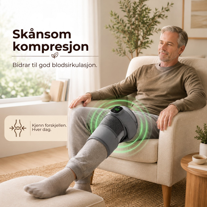 KneePulse™ | Lindrer stive og slitne knær hjemme