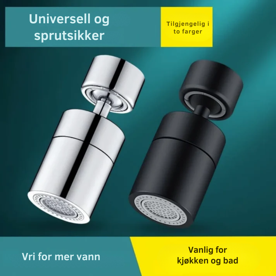 AquaSpin™ | 360-graders kranutløp