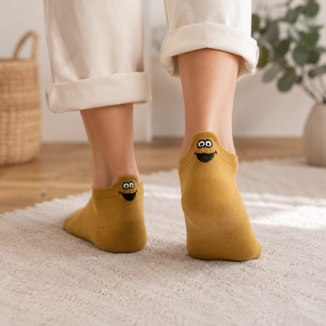 HeelHello™ | Komfortable sokker med et smil på hælen