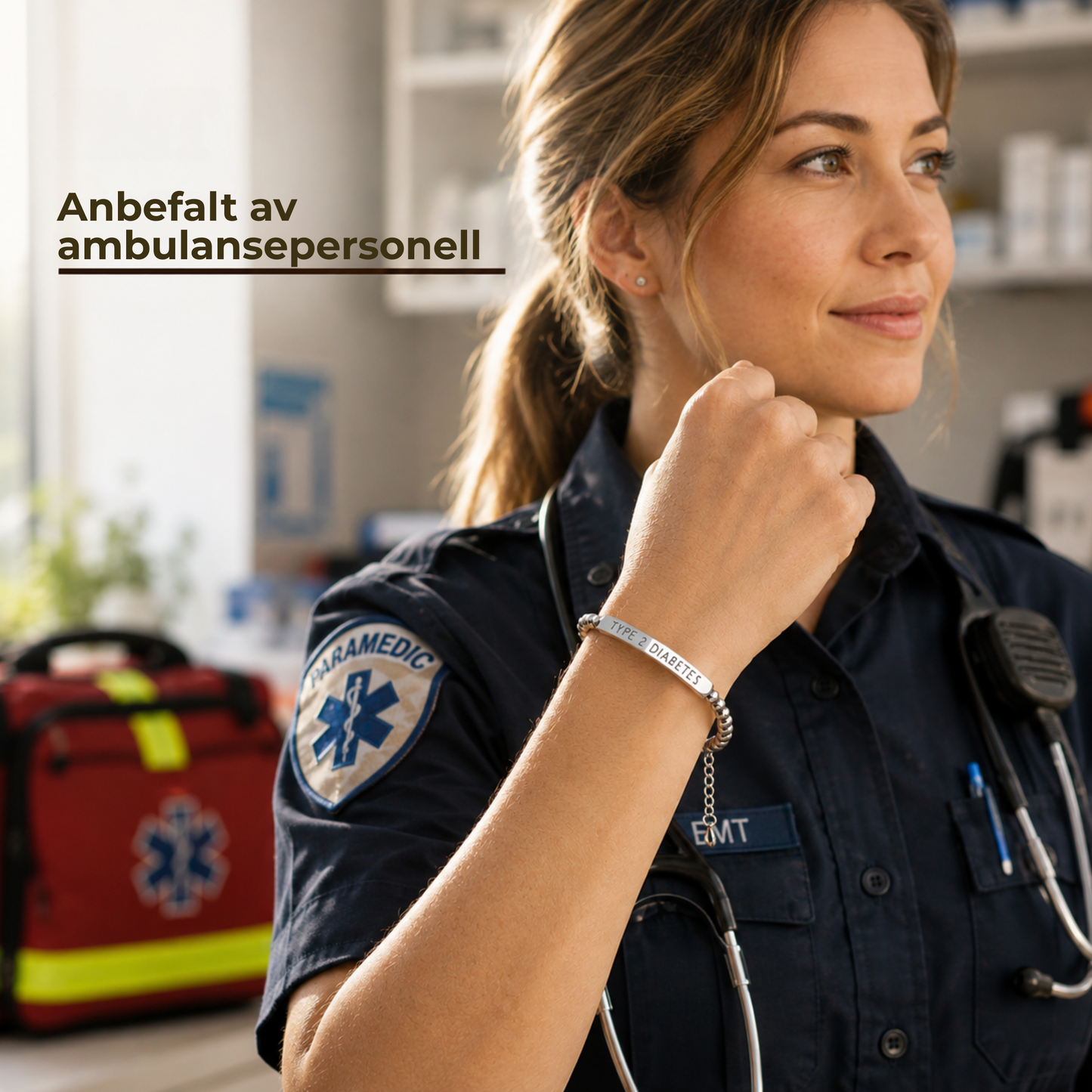 CareBrace™ | Elegant medisinsk ID-armbånd for diabetes