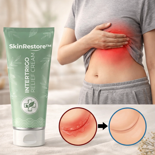 SkinRestore™ | Behandler 94% av hudirritasjon i hudfolder fra første bruk