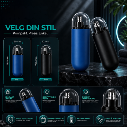 NeseTrimmer™ | Trim dem på sekunder – uten pinsett, lugging eller styr