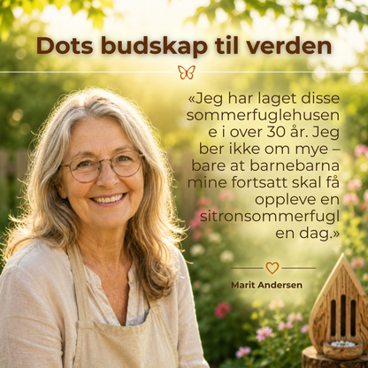 ButterflyHaven™ | Gi sommerfuglene et trygt sted å hvile