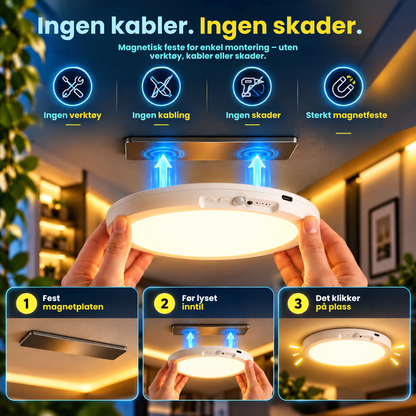 MotionGlow™ | Automatisk lys akkurat når du trenger det