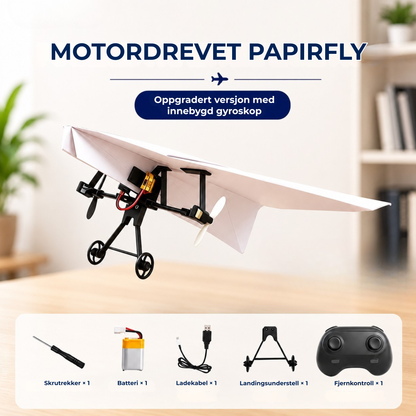 AeroFold™ | Gjør papirflyet fjernstyrt
