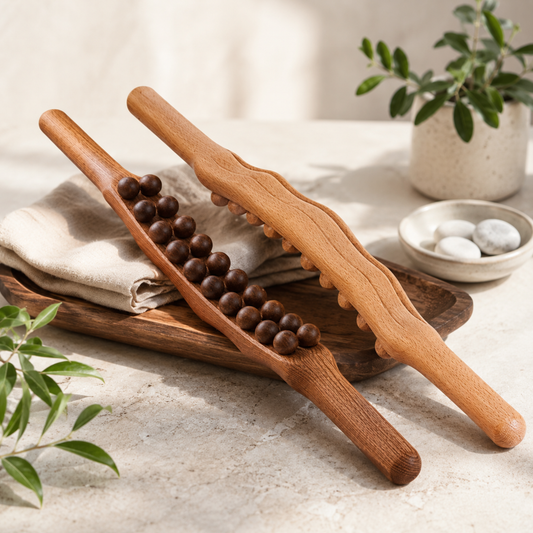 WoodRoll™ | Gua Sha-massasjerulle i tre