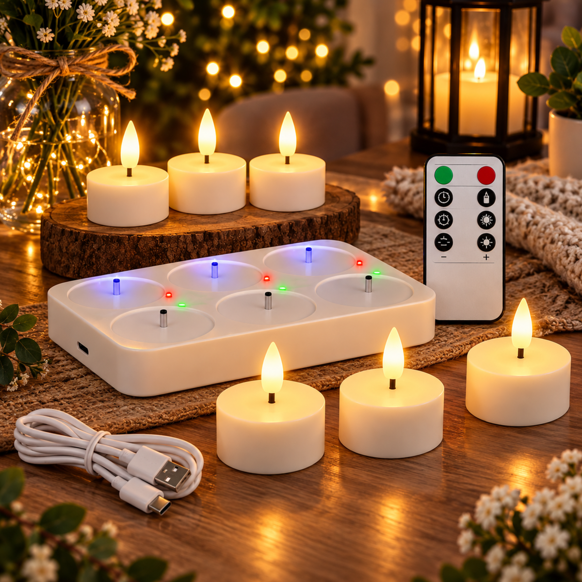 LED Telys™ | Koselig lys uten åpen flamme