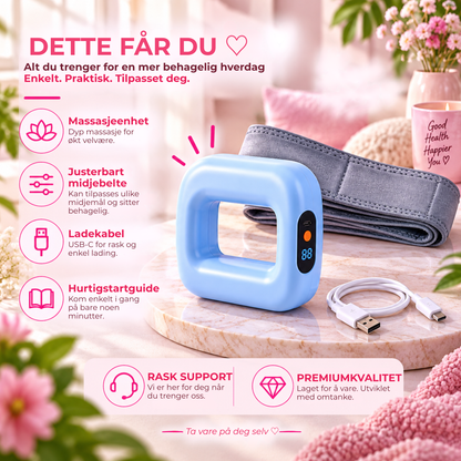 PulseBelt™ | Målrettet vibrasjonsmassasje når kroppen føles stram