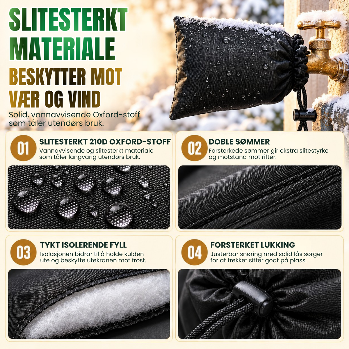 FrostVakt | Beskytt utekranen mot frost og kulde