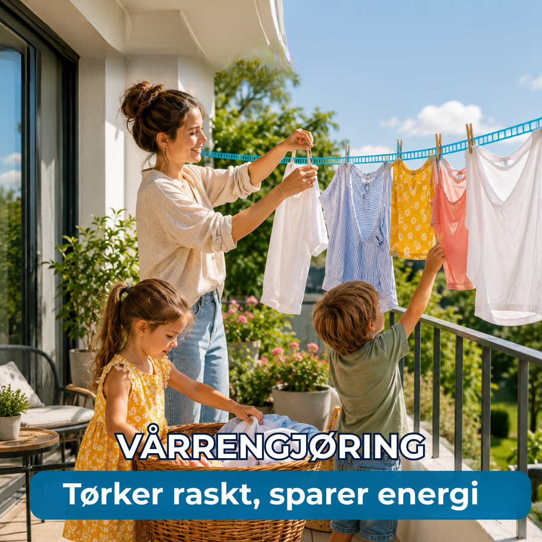 KlesGrep™ | Vindtett og sklisikker klessnor