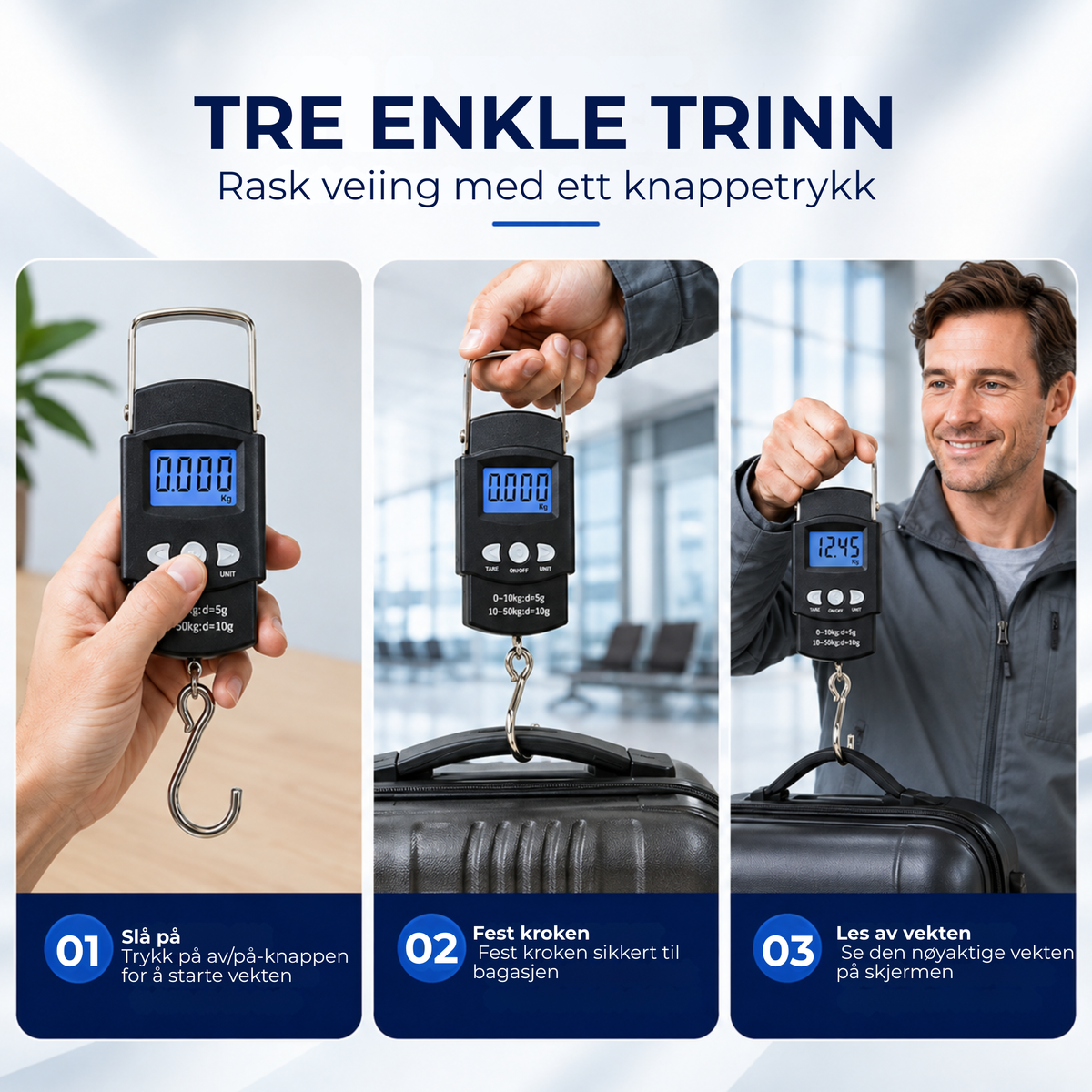 WeighGo™ | Bærbar elektronisk hengevekt