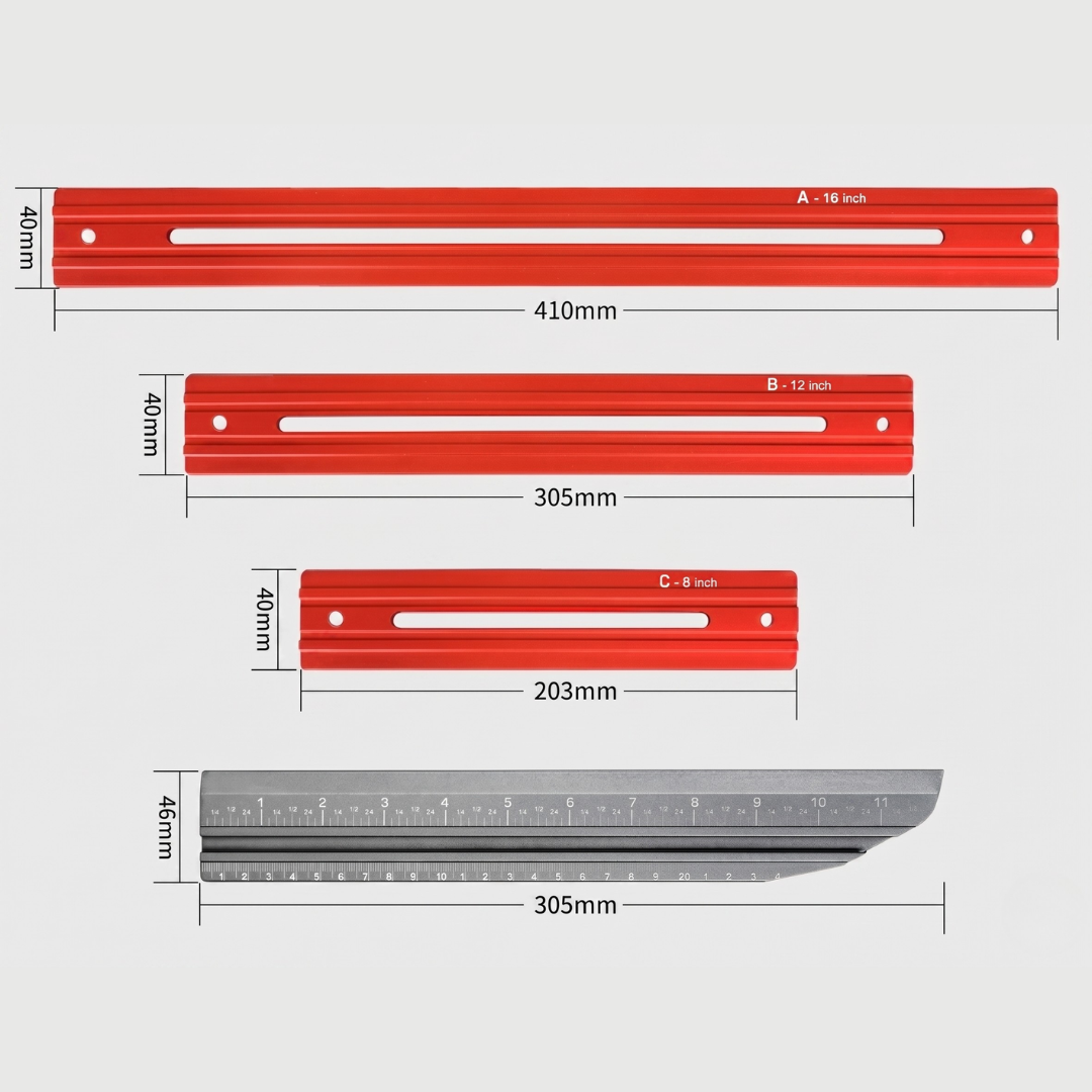 AngleStep™ | Justerbart trappetrinnsmalverktøy i aluminiumslegering