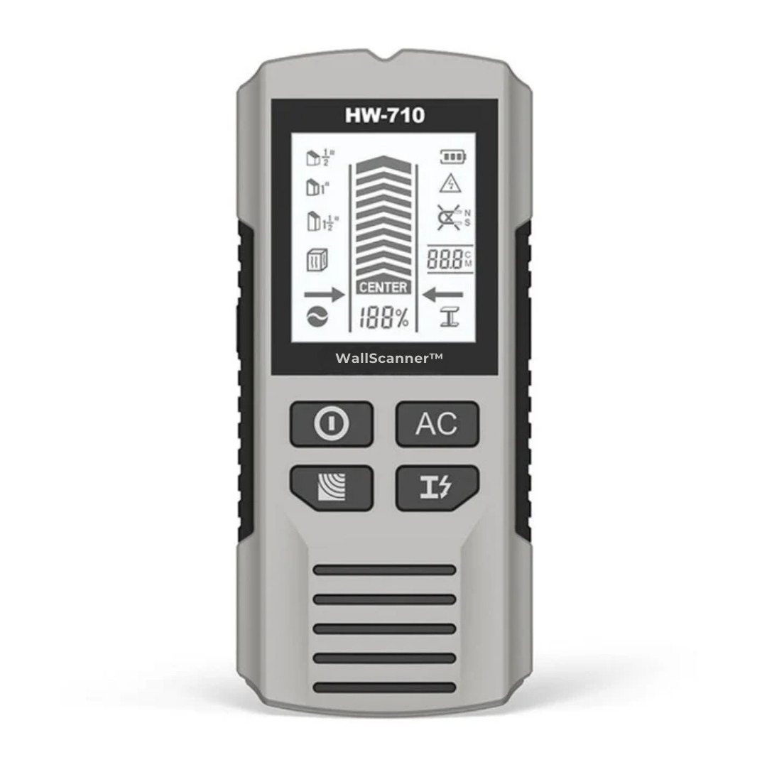 WallScanner™ | Unngå kostbare feil – finn stendere og ledninger i veggene dine
