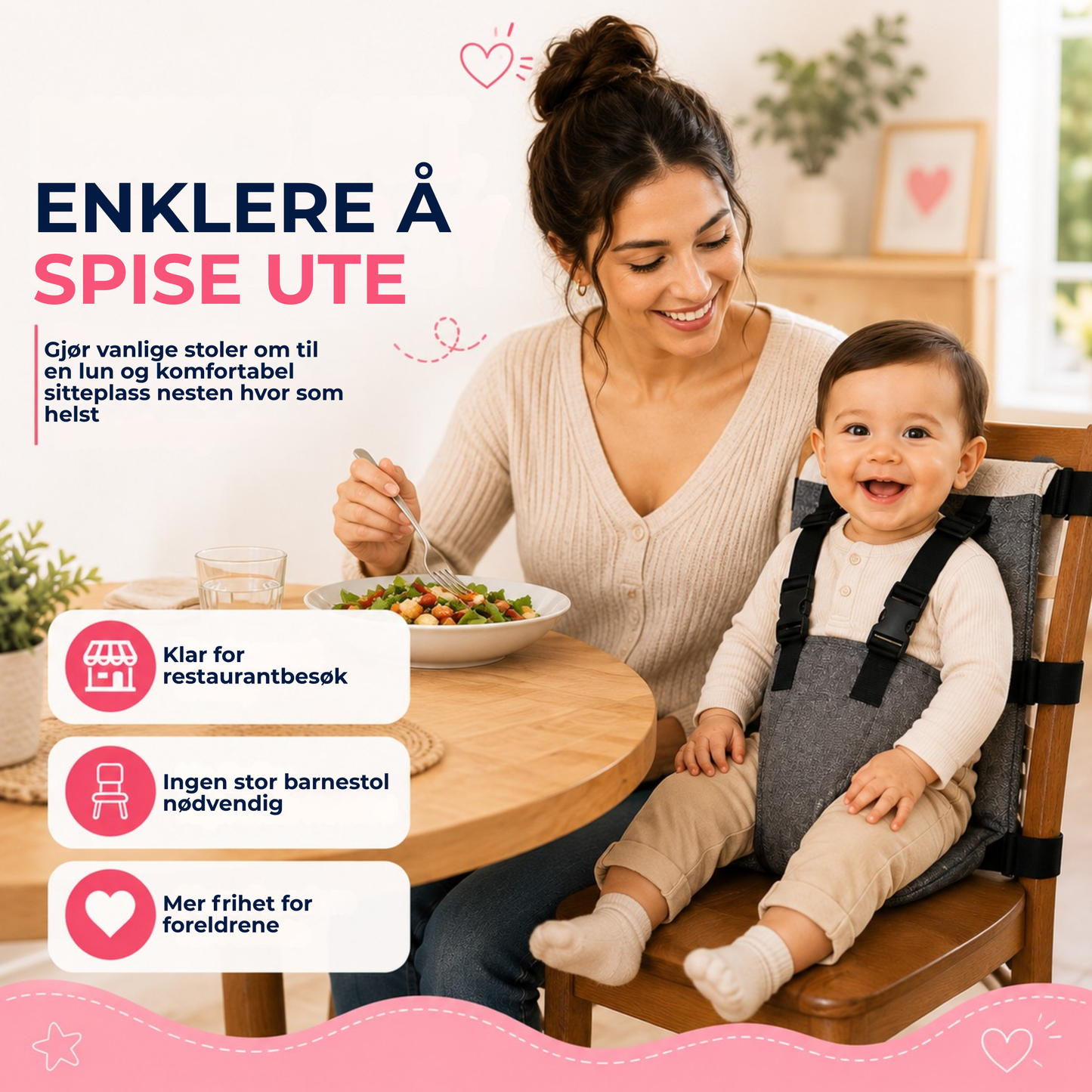 SeatGuard™ | Draagbare veiligheidsgordel voor kinderstoelen