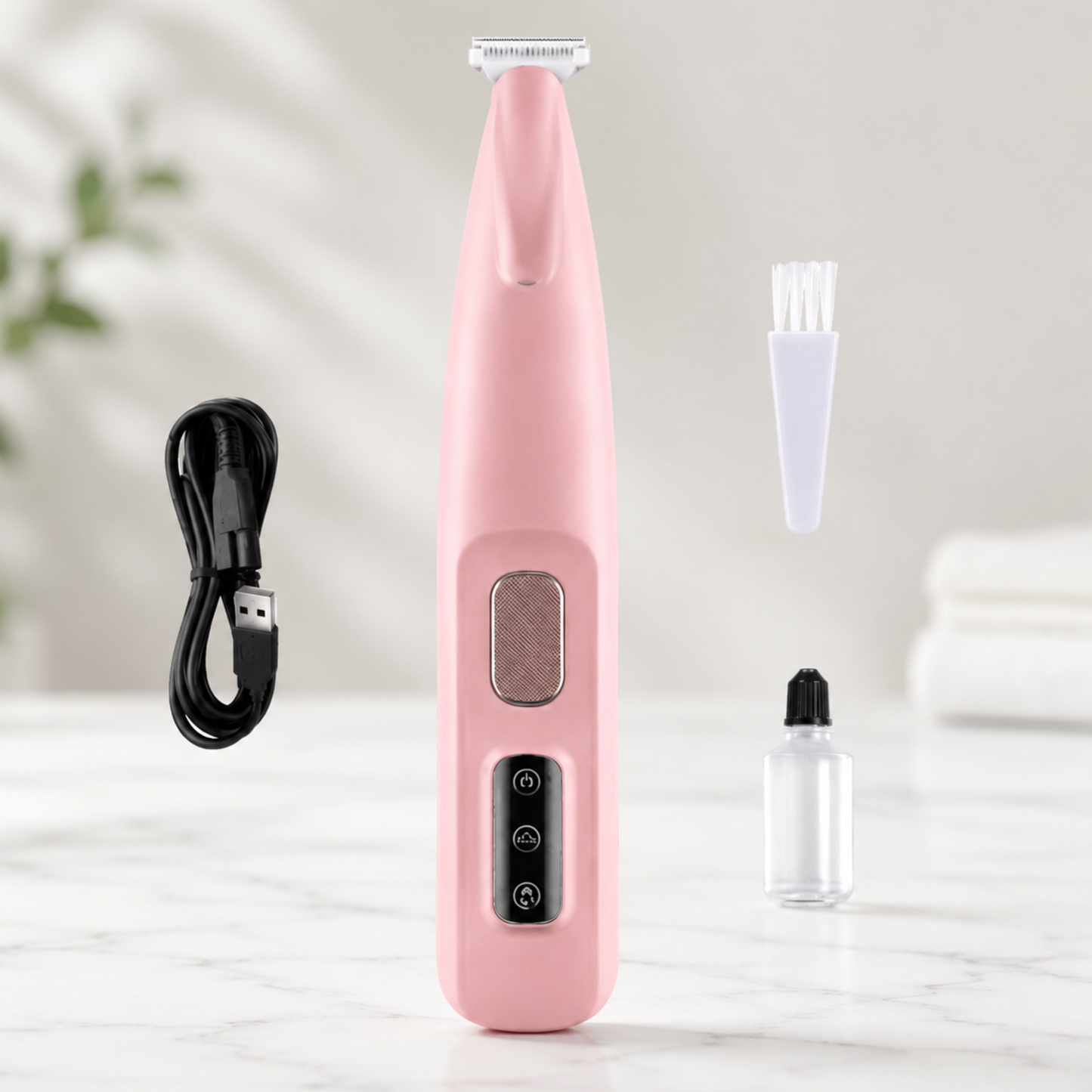 StilleTrimmer™ | Trådløs Pelstrimmer for Hund og Katt
