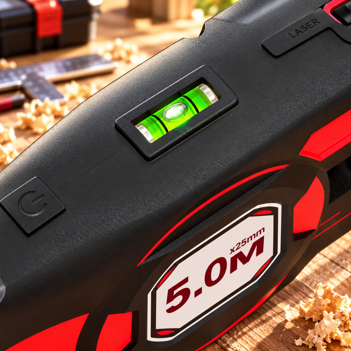 LaserMeasure 2-in-1™ | Mål, juster og få rette linjer med ett verktøy