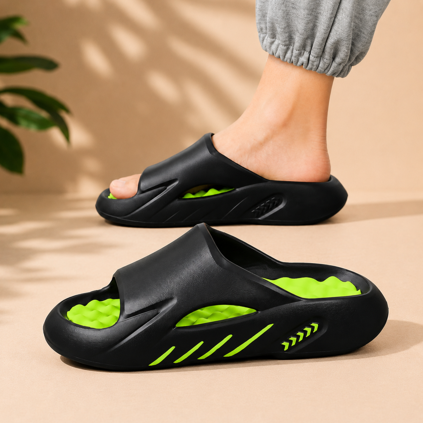 CushWalk™ | Myke slippers med ekstra demping og grep