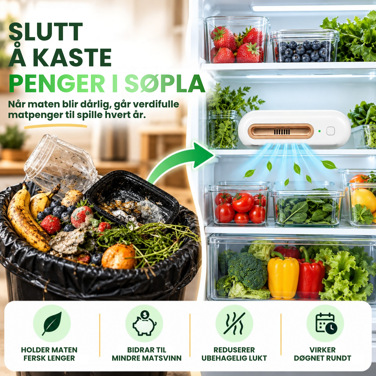MorgenNikk | Holder maten fersk lenger