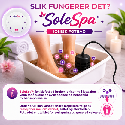 SoleSpa™ | Avslappende fotbad hjemme på 30 minutter
