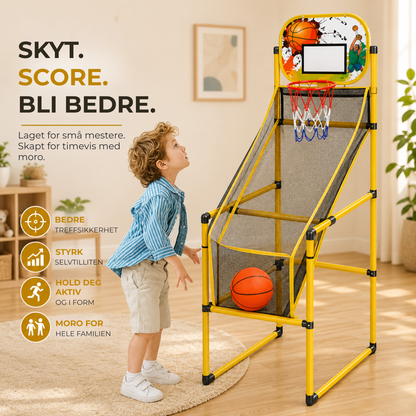 HoopBuddy™ | Basketballkurven som holder leken i gang