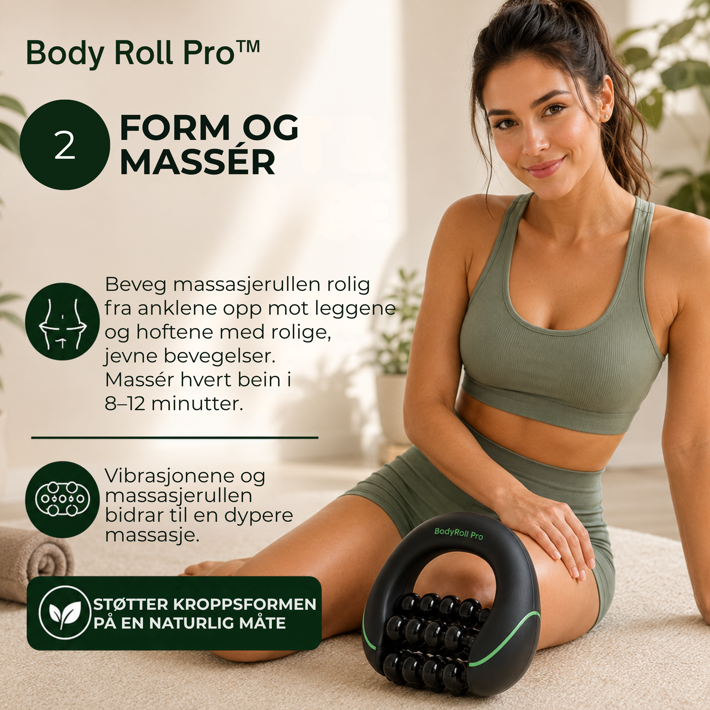 BodyRoll Pro™ | Muskelmassasjerulle
