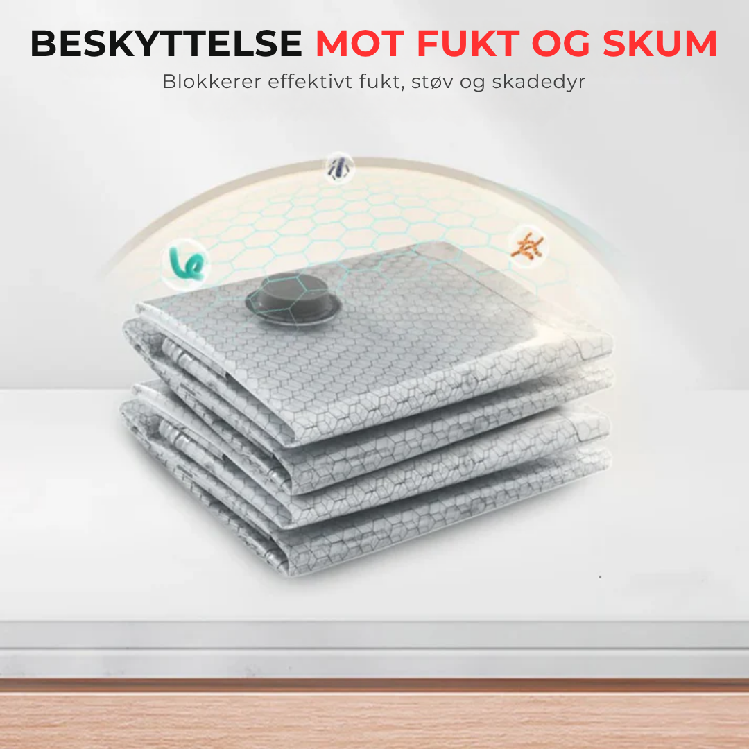 VacuPack™ | Pakk smartere og få plass til mye mer