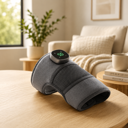 KneePulse™ | Lindrer stive og slitne knær hjemme