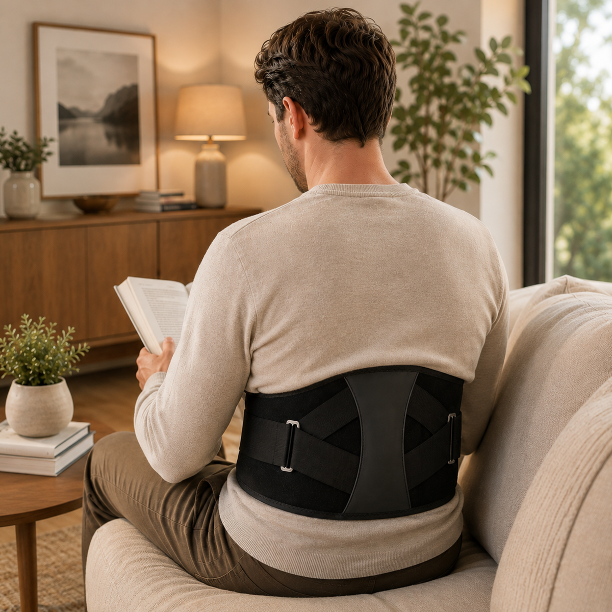 RyggVarme™ | Massasjebelte med Varme & Infrarødt Lys